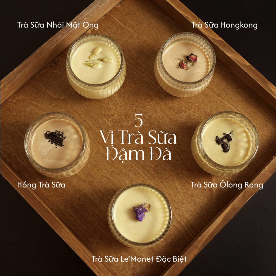 Khách hàng thưởng trà tại Le'Monet 1