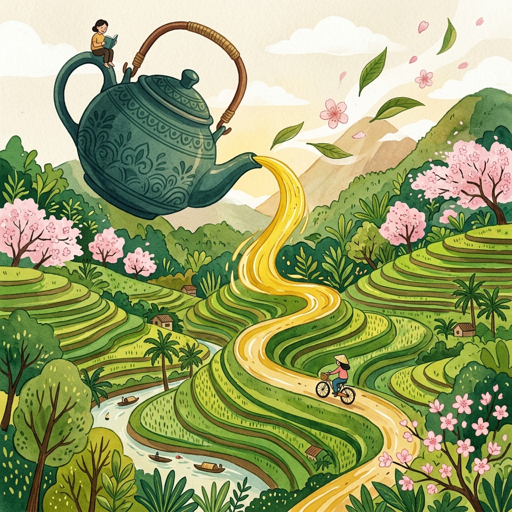 Ấm trà nghệ thuật